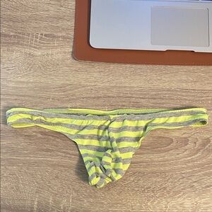 Men’s Striped Thong